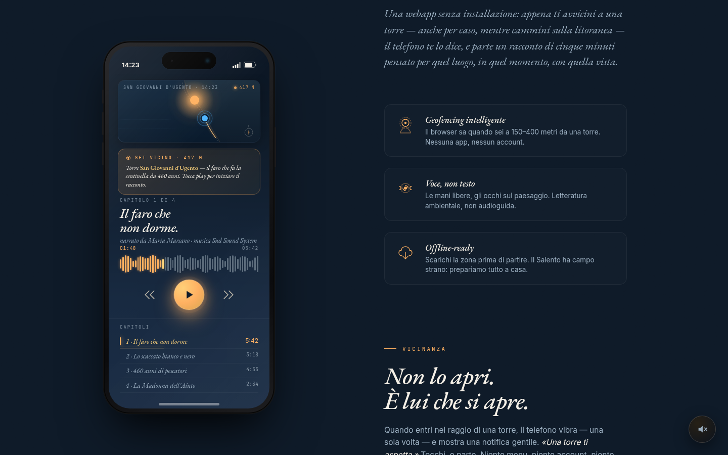 Passeggiata audio — webapp GPS